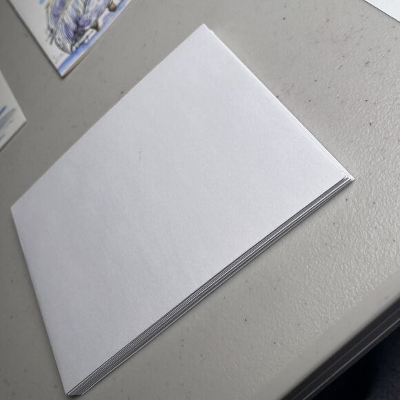 Hand painted Greeting Cards Shore Birds Cards Ink & Watercolor Signed 9 Blank - Picture 14 of 16